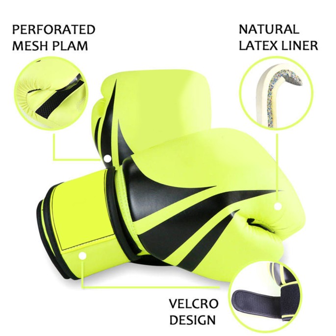 PU Leather Muay Thai Boxing Gloves PU Leather Muay Thai Boxing Gloves