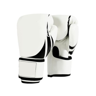 Adult Black and White Boxing Gloves Adult Black and White Boxing Gloves
