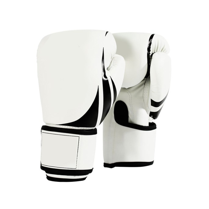 Adult Black and White Boxing Gloves Adult Black and White Boxing Gloves