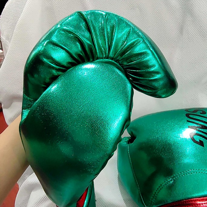 Green Lace Up Boxing Gloves Green Lace Up Boxing Gloves
