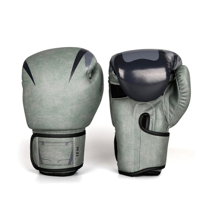 Green PU Leather Boxing Gloves Green PU Leather Boxing Gloves