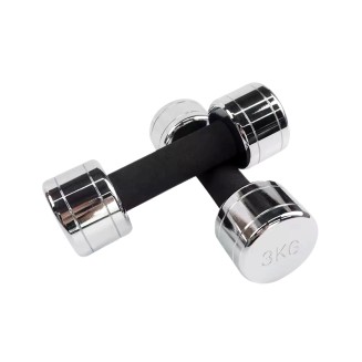 Chrome Plated Stainless Steel Dumbbells Chrome Plated Stainless Steel Dumbbells