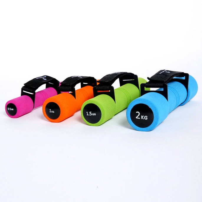 Dumbbells with Solid Foam Handles Dumbbells with Solid Foam Handles