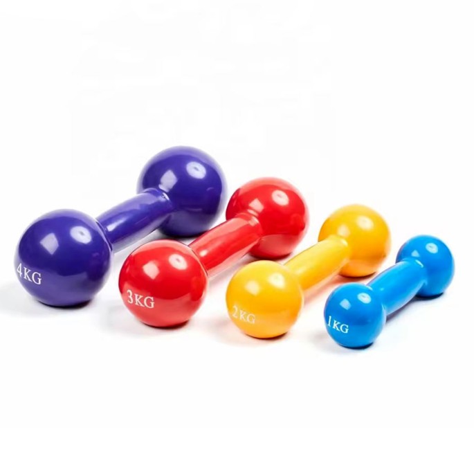 Solid Color Round Head Dumbbells Solid Color Round Head Dumbbells