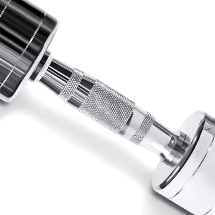 Stainless Steel Round Chrome Dumbbells Stainless Steel Round Chrome Dumbbells
