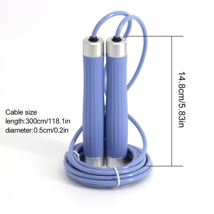 Durable Silicone Handle Skipping Rope Durable Silicone Handle Skipping Rope