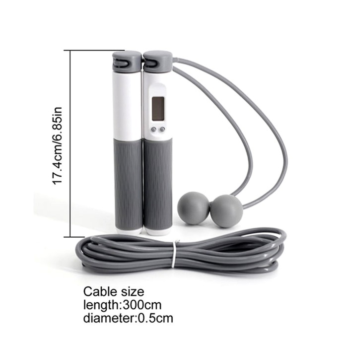 Digital PVC Cable Skipping Rope Digital PVC Cable Skipping Rope