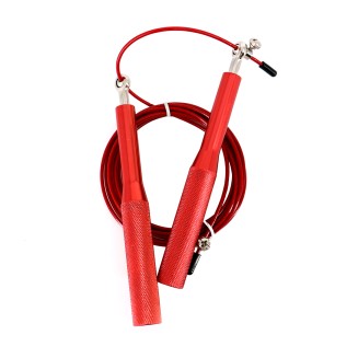 Red Adjustable Steel Cable Skipping Rope Red Adjustable Steel Cable Skipping Rope