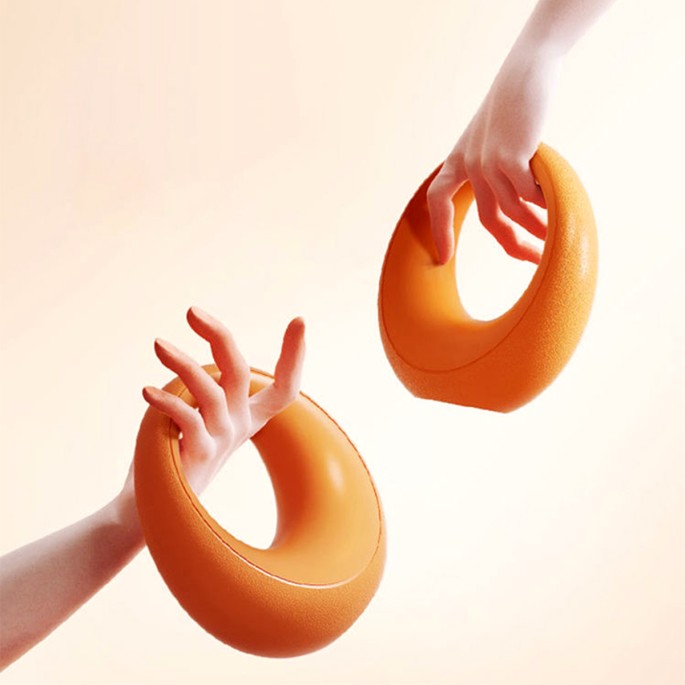 PU Ring Cast Iron Kettlebell