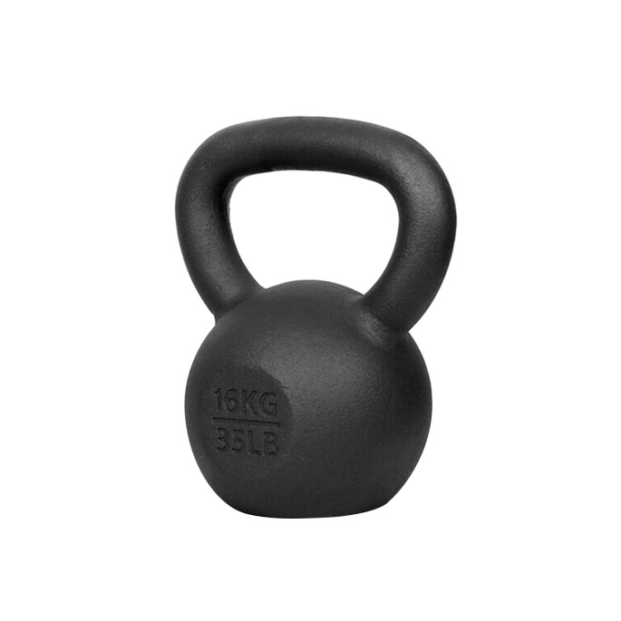 Black Matte Cast Iron Kettlebell