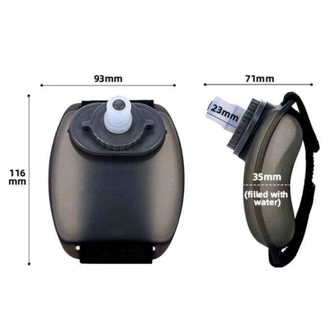 Foldable Wrist Water Bottle Foldable Wrist Water Bottle