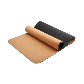 Brown Cork Rubber Yoga Mat Brown Cork Rubber Yoga Mat