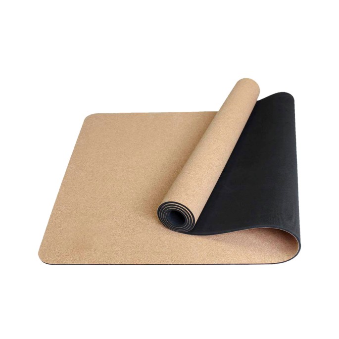 Brown Cork Rubber Yoga Mat Brown Cork Rubber Yoga Mat