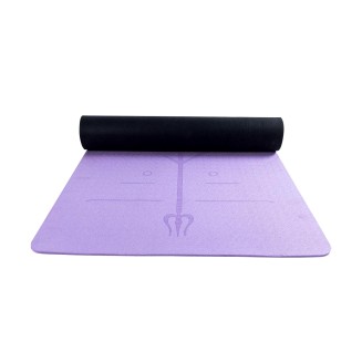 Purple Double Layer TPE Yoga Mat Purple Double Layer TPE Yoga Mat
