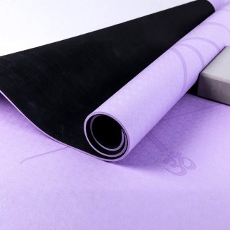 Purple Double Layer TPE Yoga Mat Purple Double Layer TPE Yoga Mat