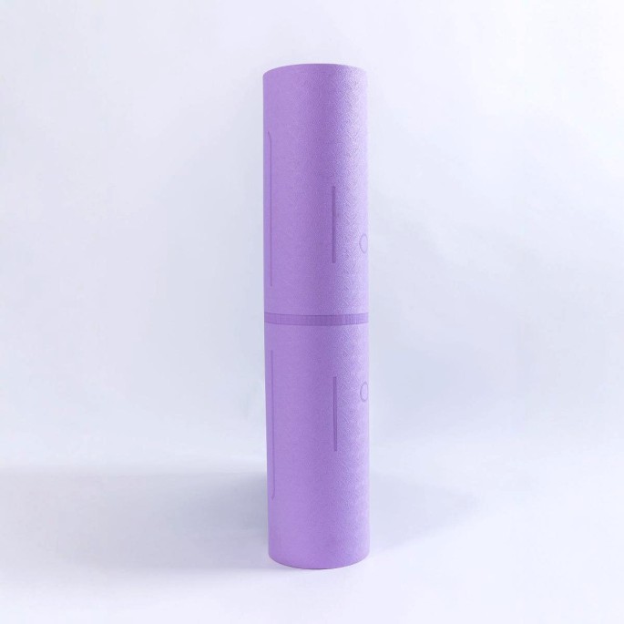 Purple Double Layer TPE Yoga Mat Purple Double Layer TPE Yoga Mat