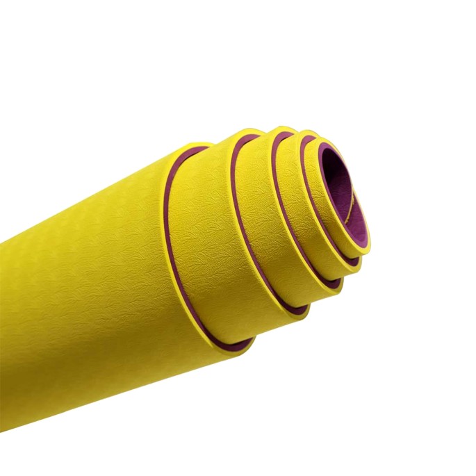 Non slip Two Tone TPE Yoga Mat Non slip Two Tone TPE Yoga Mat