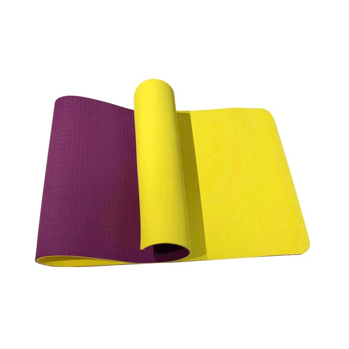 Non slip Two Tone TPE Yoga Mat Non slip Two Tone TPE Yoga Mat