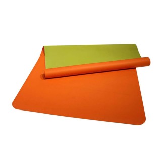 Natural Rubber Two Tone Yoga Mat Natural Rubber Two Tone Yoga Mat
